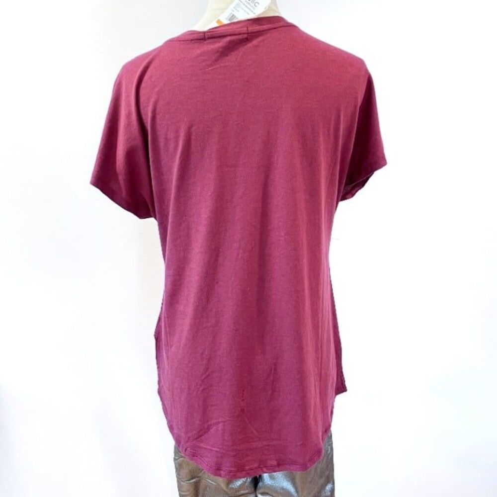 C&C California Burgundy Hockey Mom T-Shirt Small NEW NWT Sports - Picture 6 of 8